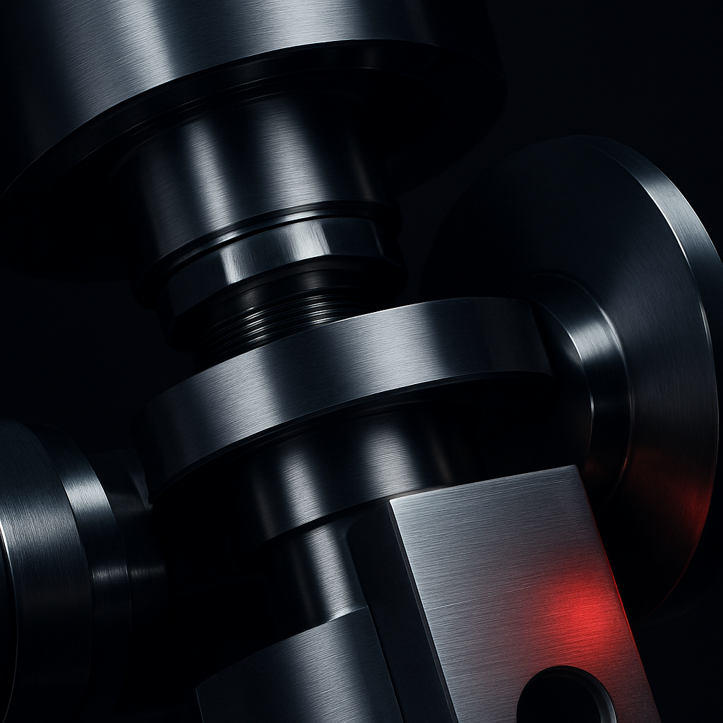 Precision-engineered industrial machinery representing Sterling's technical heritage